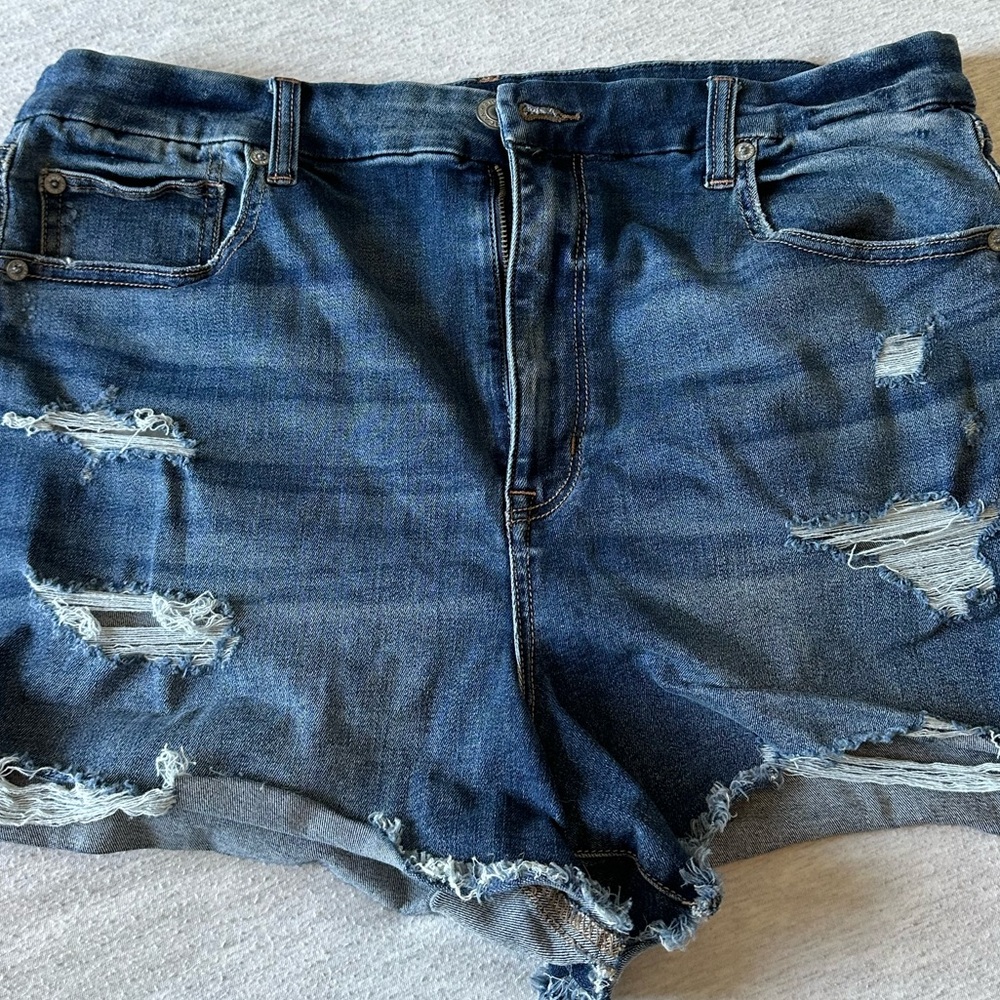 NWOT Size 18 AE CURVY High Rise Shorts